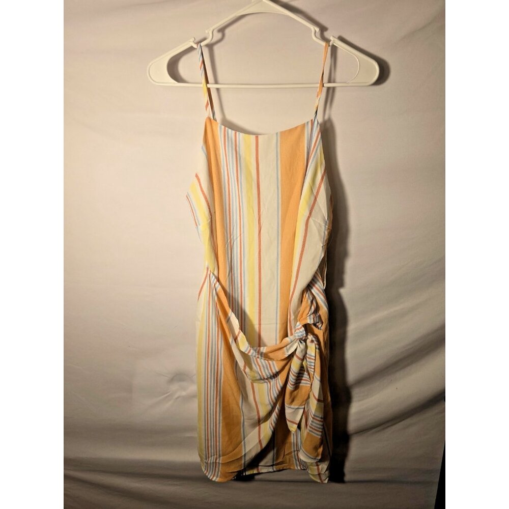 New Altar'd State Women’s coastal nautical Sundress Sweet Wrap Summer Small S